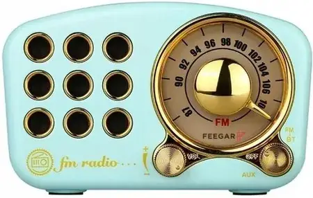 Радіо Feegar Retro Blue, фото 5