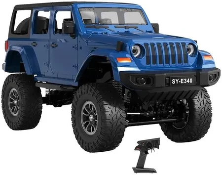 Іграшка на пульті керування Samochód zdalnie sterowany RC na pilota 1:14 Double Eagle Blue Jeep Crawler Pro E340-003