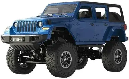 Іграшка на пульті керування Samochód zdalnie sterowany RC na pilota 1:14 Double Eagle Blue Jeep Crawler Pro E340-003, фото 4