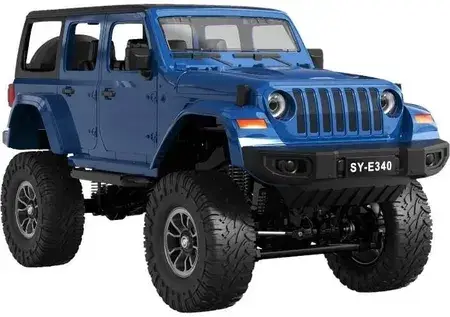 Іграшка на пульті керування Samochód zdalnie sterowany RC na pilota 1:14 Double Eagle Blue Jeep Crawler Pro E340-003, фото 5