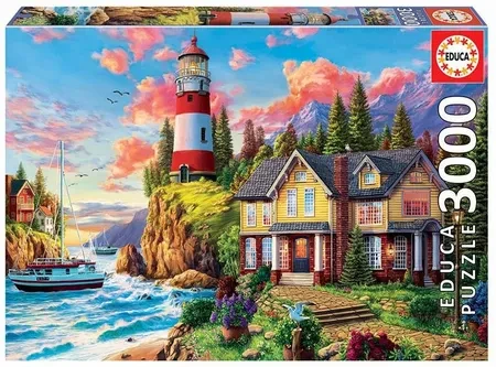 Пазл Educa Puzzle 3000El. Latarnia Morska Nad Oceanem