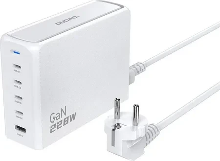 Зарядний пристрій Dudao A228Eu 1X Usb-A 4X Usb-C