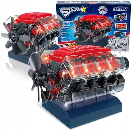 Іграшка розвиваюча DUMEL TECH STEMNEX MODEL SILNIKA V8 NAUKOWY DO ZŁOŻENIA DIY 12+