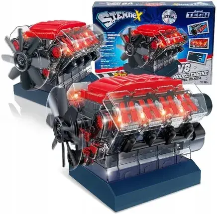 Іграшка розвиваюча DUMEL TECH STEMNEX MODEL SILNIKA V8 NAUKOWY DO ZŁOŻENIA DIY 12+, фото 1