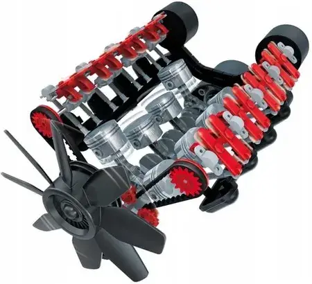 Іграшка розвиваюча DUMEL TECH STEMNEX MODEL SILNIKA V8 NAUKOWY DO ZŁOŻENIA DIY 12+, фото 4