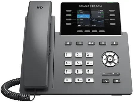 Телефон Grandstream GRP 2624 z PoE i zasilaczem, 8-liniowy