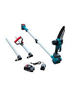 Висоторіз акумуляторний Makita DUC 170Z (24V, 5AH, шина 16 см) безщіткова міні-пилка зі штангою 3.5 метра