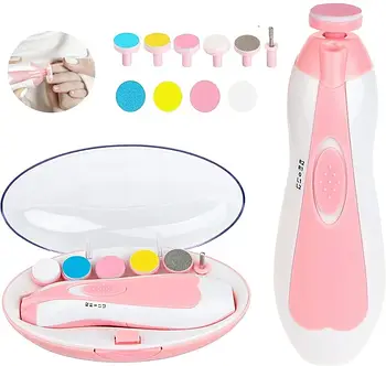 Дитячий Електричний тример для нігтів 6 в 1, малошумний манікюрний набір для догляду за новонародженим дитинкою Лучшая цена