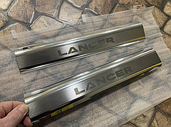 Накладки на внутрішні пороги Mitsubishi LANCER X з 2007 р.