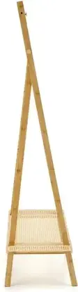 Вішалка Dekoracje Irys Wieszak drewniany z rattanową półką w kolorze naturalnym 168cm, фото 2