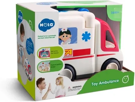 Іграшка AUTO POJAZD SAMOCHÓD KARETKA AMBULANS ŚWIATŁO DŹWIĘK