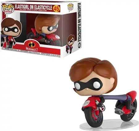 Колекційна статуетка Funko Pop! Incredibles 2: Elastic girl on Elasticycle (299558), фото 1