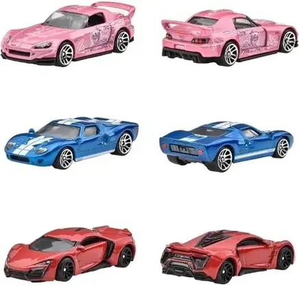 Іграшка Hot Wheels Fast & Furious Szybcy i wściekli 10-pak HVX27, фото 4