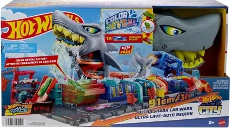 Іграшка Hot Wheels City Ultra Myjnia Rekina HTN82, фото 3