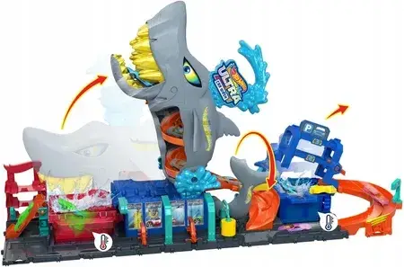Іграшка Hot Wheels City Ultra Myjnia Rekina HTN82, фото 6