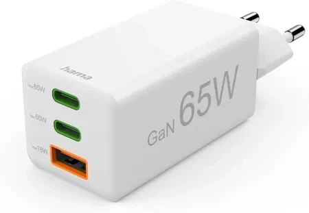 Зарядний пристрій Hama  do telefonu 65W multiport USB-C USB-A (201996)