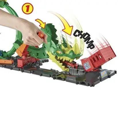 Іграшка Hot Wheels City Pętla Smoka HJV70 HDP03, фото 4