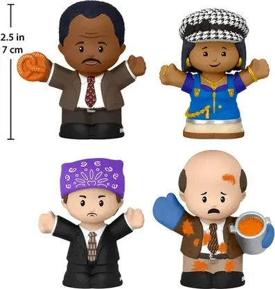 Іграшка Little People The Office Biuro Figurki 4-pak prezentowy HVG56, фото 4