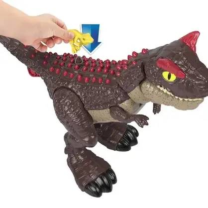 Іграшка Fisher-Price Imaginext Jurassic World Karnotaur Atak kolcami Dinozaur z funkcją HML42, фото 5