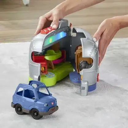 Іграшка Fisher-Price Little People Edukacyjny Kamper Małego Odkrywcy HJN43, фото 4