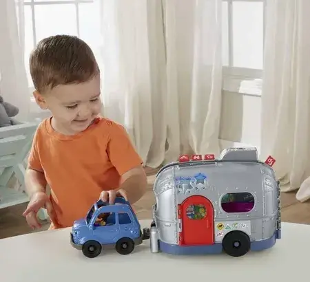 Іграшка Fisher-Price Little People Edukacyjny Kamper Małego Odkrywcy HJN43, фото 6