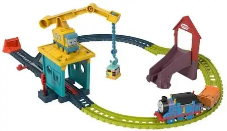 Іграшка Fisher-Price Tomek i Przyjaciele Dźwig Karolcia + Sandy (HDY58), фото 1