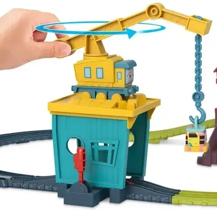 Іграшка Fisher-Price Tomek i Przyjaciele Dźwig Karolcia + Sandy (HDY58), фото 3