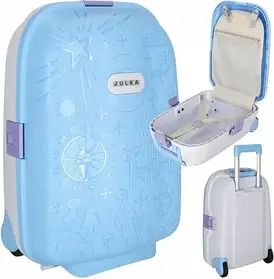 Валіза podróżna dla dzieci na kółkach bagaż podręczny Blue