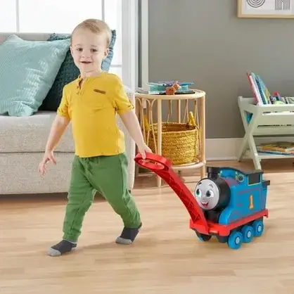 Іграшка Fisher-Price Tomek i Przyjaciele Duży Tomek do ciągnięcia HHN32, фото 3
