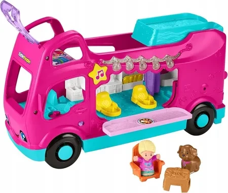 Іграшка Fisher-Price Little People Barbie Wymarzony kamper Światła i dźwięki HYR85