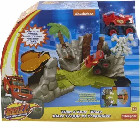 Іграшка Fisher-Price Nickelodeon Blaze i megamaszyny Kaskaderska arena HRB31, фото 3