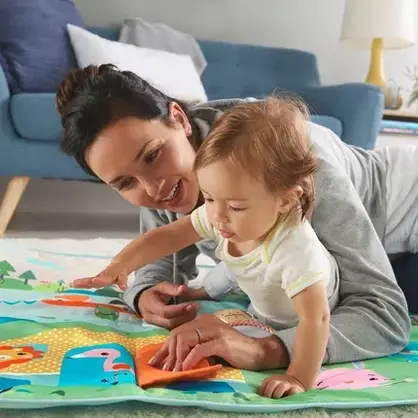 Розвиваючий килимок Fisher-Price Wielkie przygody duża mata do zabawy GXR53, фото 6