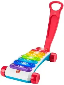 Іграшка на візку Fisher-Price „Ucz się i śmiej!” Duży edukacyjny ksylofon do ciągnięcia HJK41