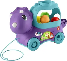 Іграшка інтерактивна Fisher-Price Poziomy Nauki Dinuś Podskakujące piłeczki HNR51