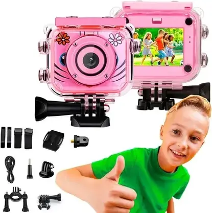 Фотоапарат дитячий Extralink Kids Camera H18 Pink, фото 4