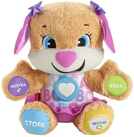 Іграшка інтерактивна Fisher-Price Ucz się i śmiej! Siostrzyczka Szczeniaczka Poziomy Nauki FPP63