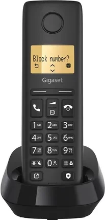 Бездротовий телефон Gigaset Pure 100 Black
