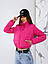 Куртка жіноча коротка стьобана модна легка весна-осінь без капюшона, біла, чорна, зелена, рожева, фото 8