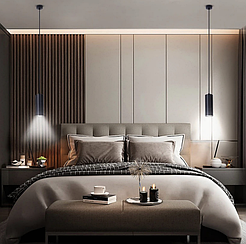 Підвісний світильник в чорному корпусі ML 320 чорний