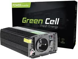 Перетворювач напруги Green Cell 12V na 230V 300W