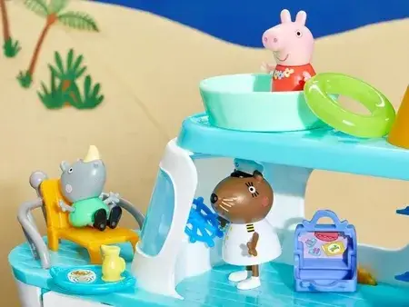 Іграшка Hasbro Świnka Peppa - Statek wycieczkowy z 3 figurkami i akcesoriami F6284, фото 3