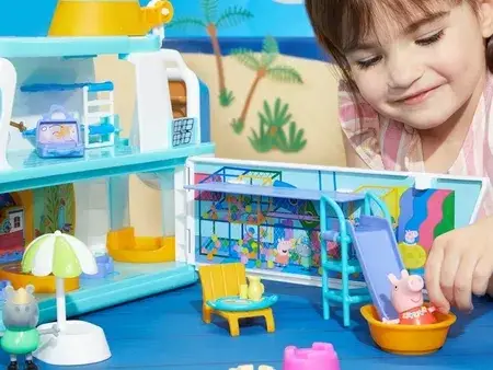 Іграшка Hasbro Świnka Peppa - Statek wycieczkowy z 3 figurkami i akcesoriami F6284, фото 6