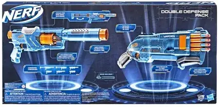 Іграшка Hasbro Nerf Elite 2.0 Double Defense Pack F5033, фото 5