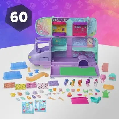 Набір фігурок Hasbro My Little Pony Mini World Magic Autokar kucyków + 5 figurek F7650, фото 6
