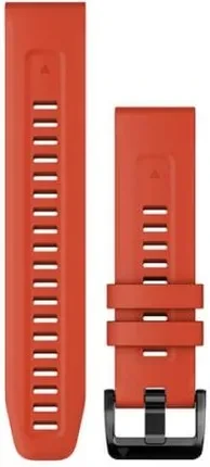 Ремінець для розумного годинника GARMIN SILIKONOWY PASEK QUICKFIT FENIX 7 FLAME RED 22MM 010-13111-04 (2273)