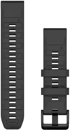 Ремінець для розумного годинника Pasek silikonowy Graphite QuickFit 22 mm do Fenix 6 / Fenix 7 / 7 PRO / Fenix 8, фото 1