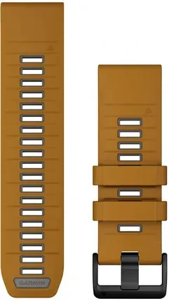 Ремінець для розумного годинника Pasek silikonowy brązowo-Gray QuickFit 26 mm do Fenix 6x/Fenix 7x/7x PRO/Fenix 8 51 mm