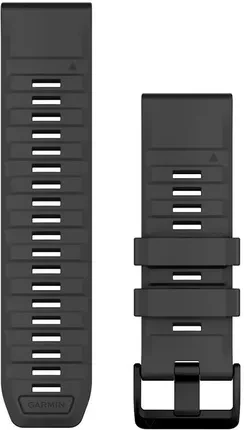 Ремінець для розумного годинника Pasek silikonowy Graphite QuickFit 26 mm do Fenix 6x/Fenix 7x/7x PRO/Fenix 8 51 mm