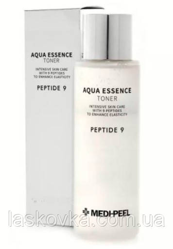 Тонер для обличчя зволожувальний з пептидами Medi-Peel Aqua Essence Peptide 9 Toner, 250 ml
