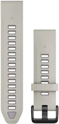 Ремінець для розумного годинника Pasek silikonowy jasnoszaro-lawendowy QuickFit 20 mm do Fenix 6s/Fenix 7s/7s PRO/Fenix 8 43 mm